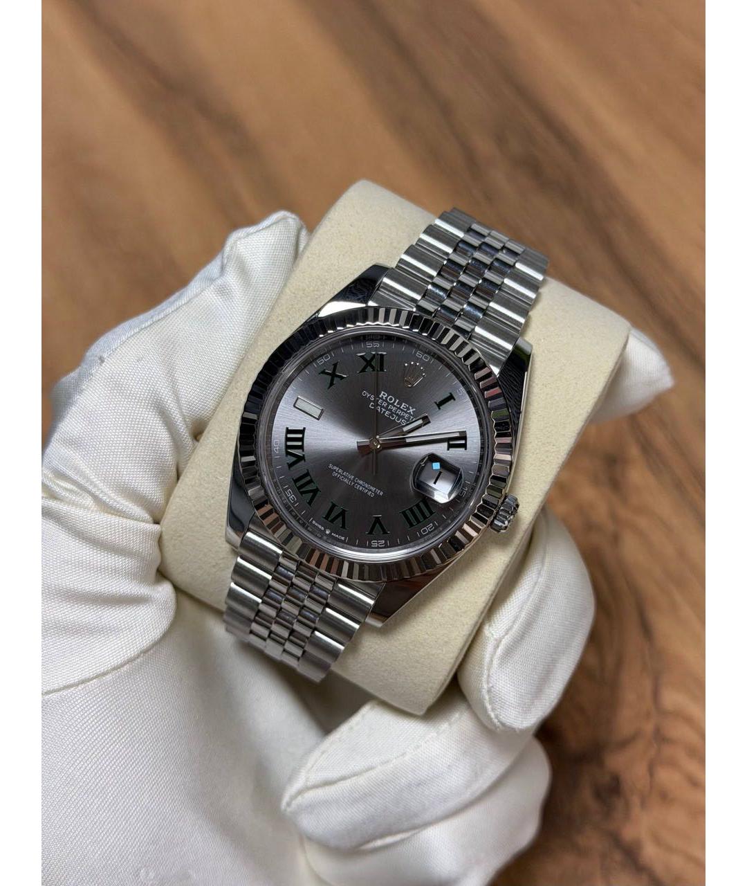 ROLEX Серые часы, фото 2