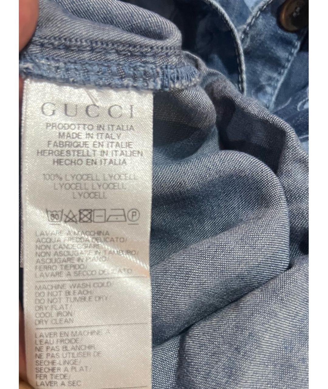 GUCCI Синий комбинезон, фото 6