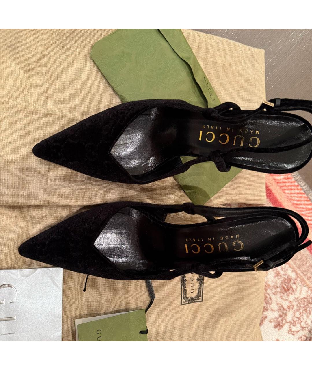 GUCCI Черные туфли, фото 3