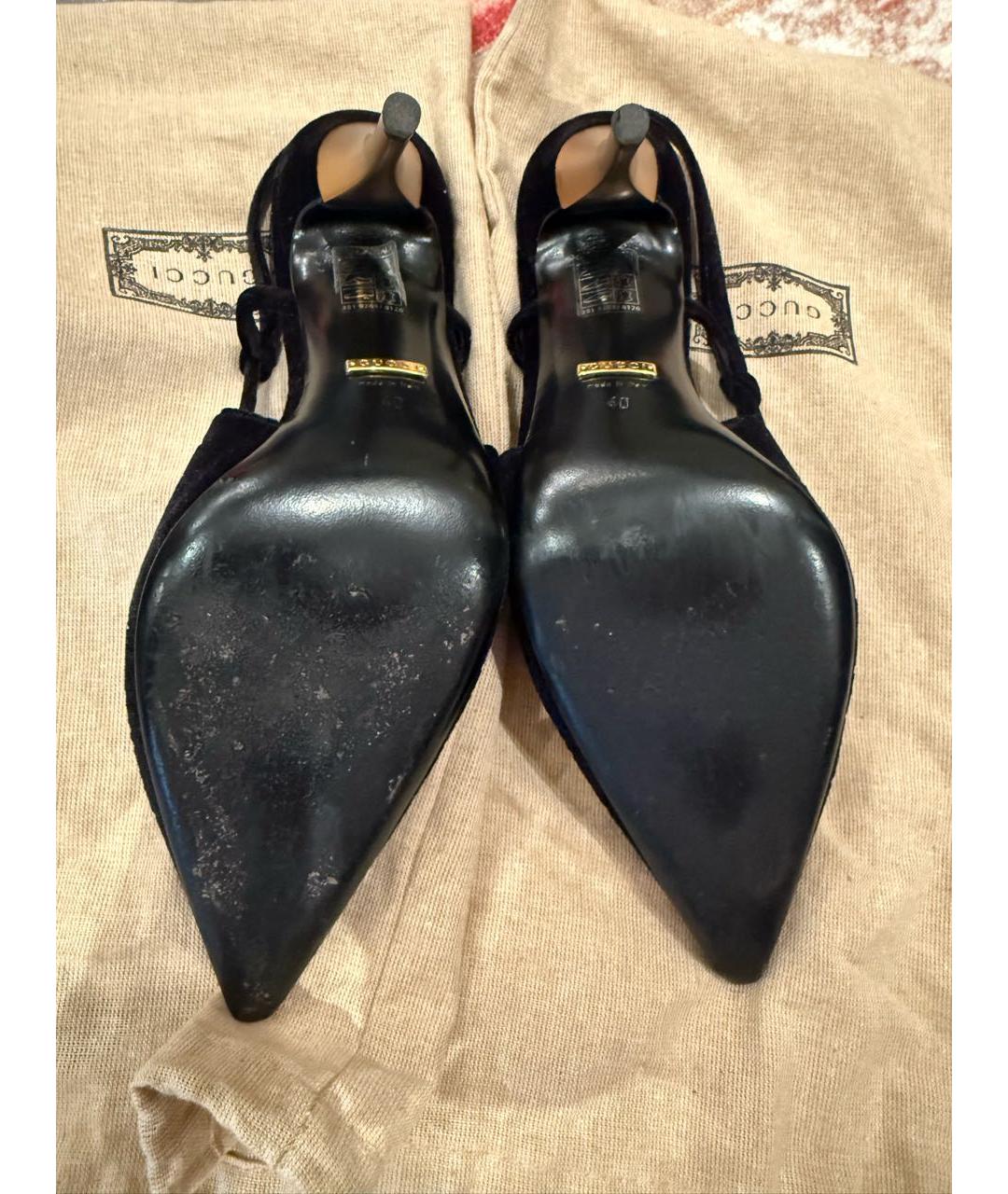 GUCCI Черные туфли, фото 4