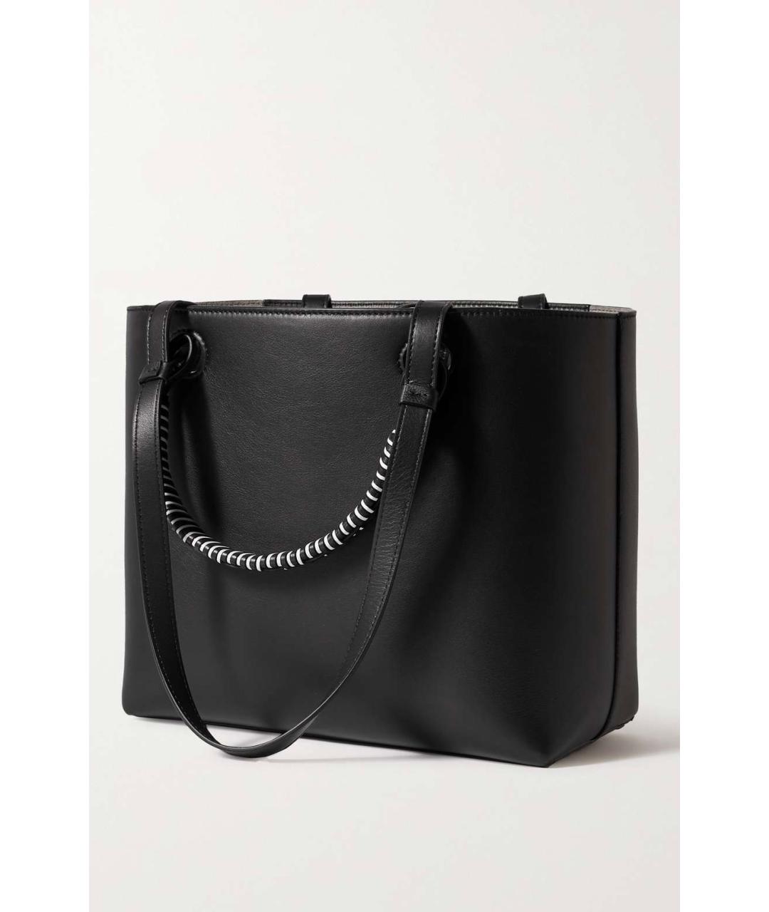 LOEWE Черная кожаная сумка тоут, фото 8