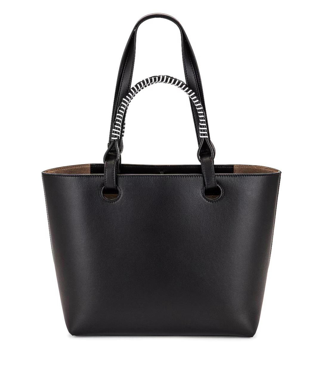 LOEWE Черная кожаная сумка тоут, фото 7
