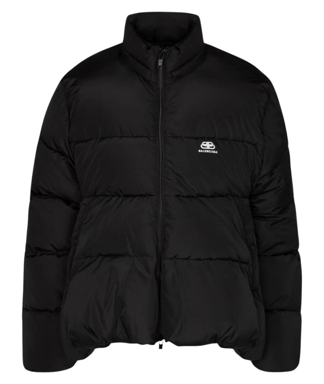 BALENCIAGA Черный пуховик, фото 1