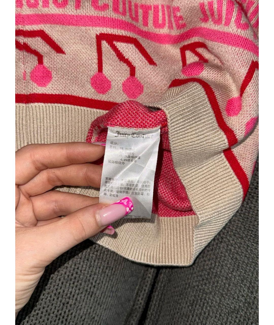 JUICY COUTURE Розовый джемпер / свитер, фото 2