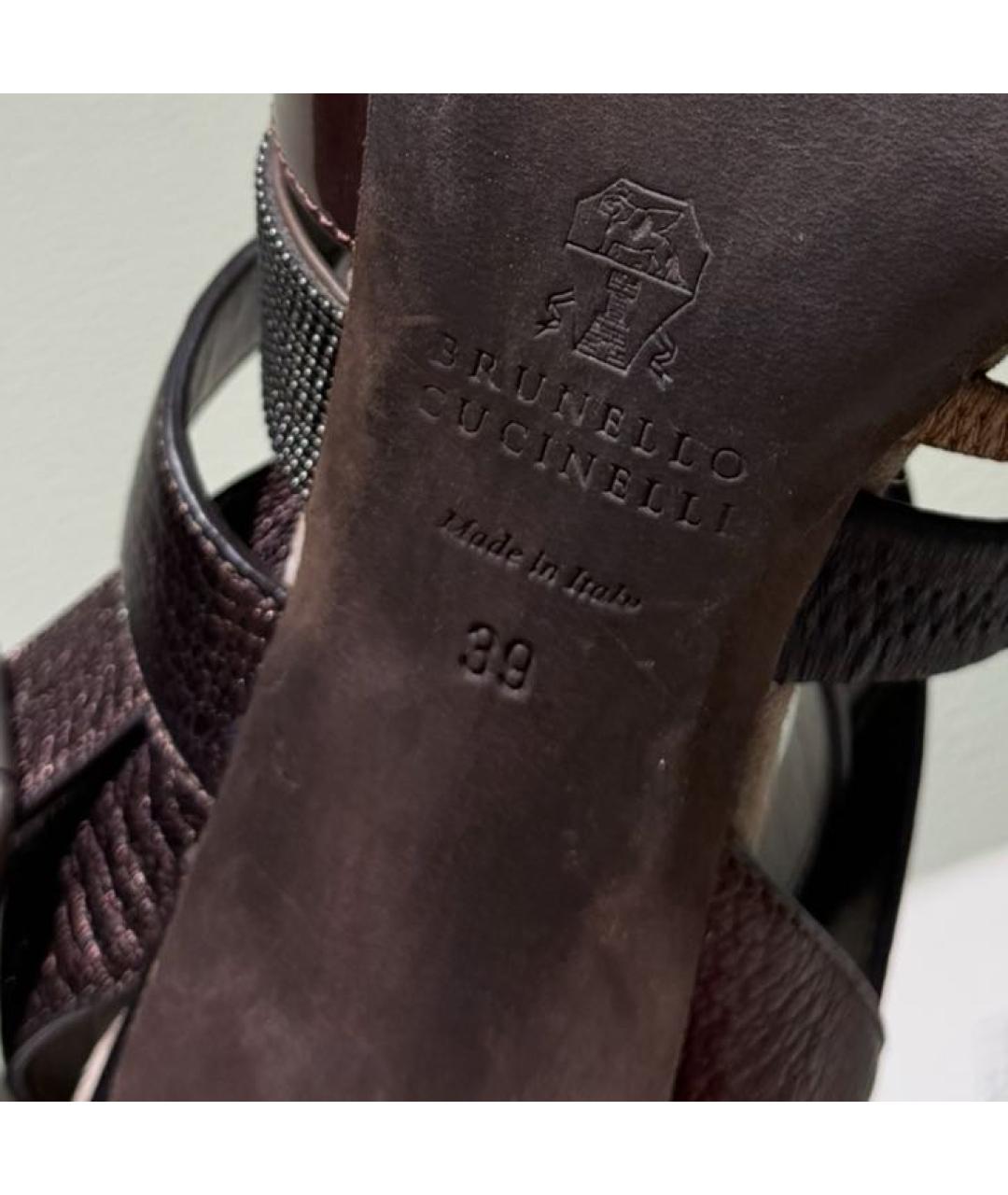 BRUNELLO CUCINELLI Мульти босоножки, фото 6