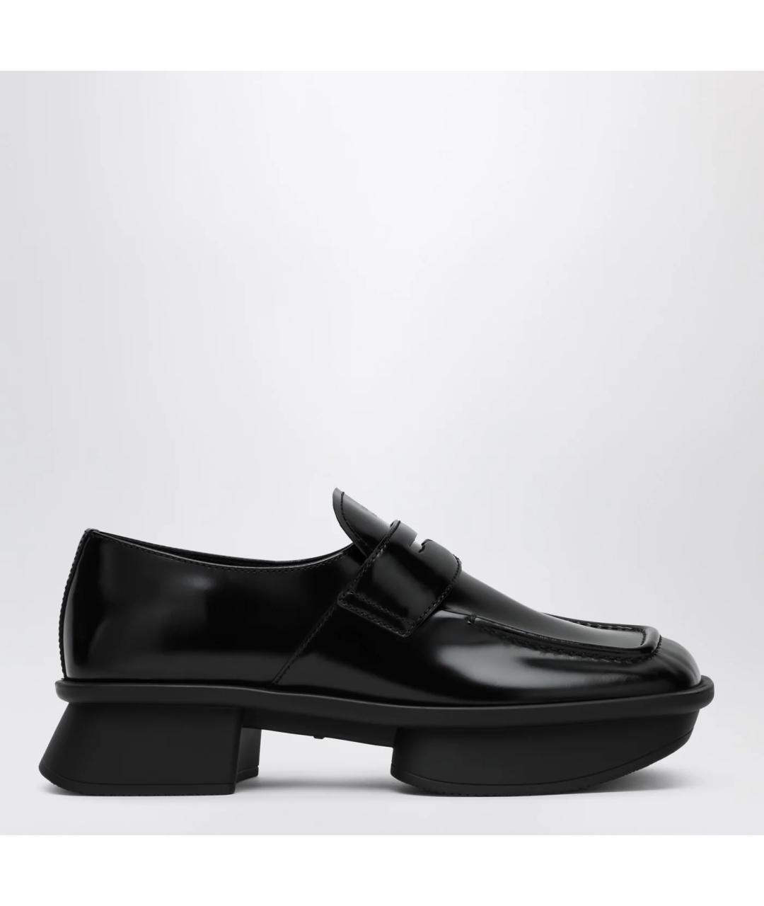 PRADA Черные кожаные лоферы, фото 3