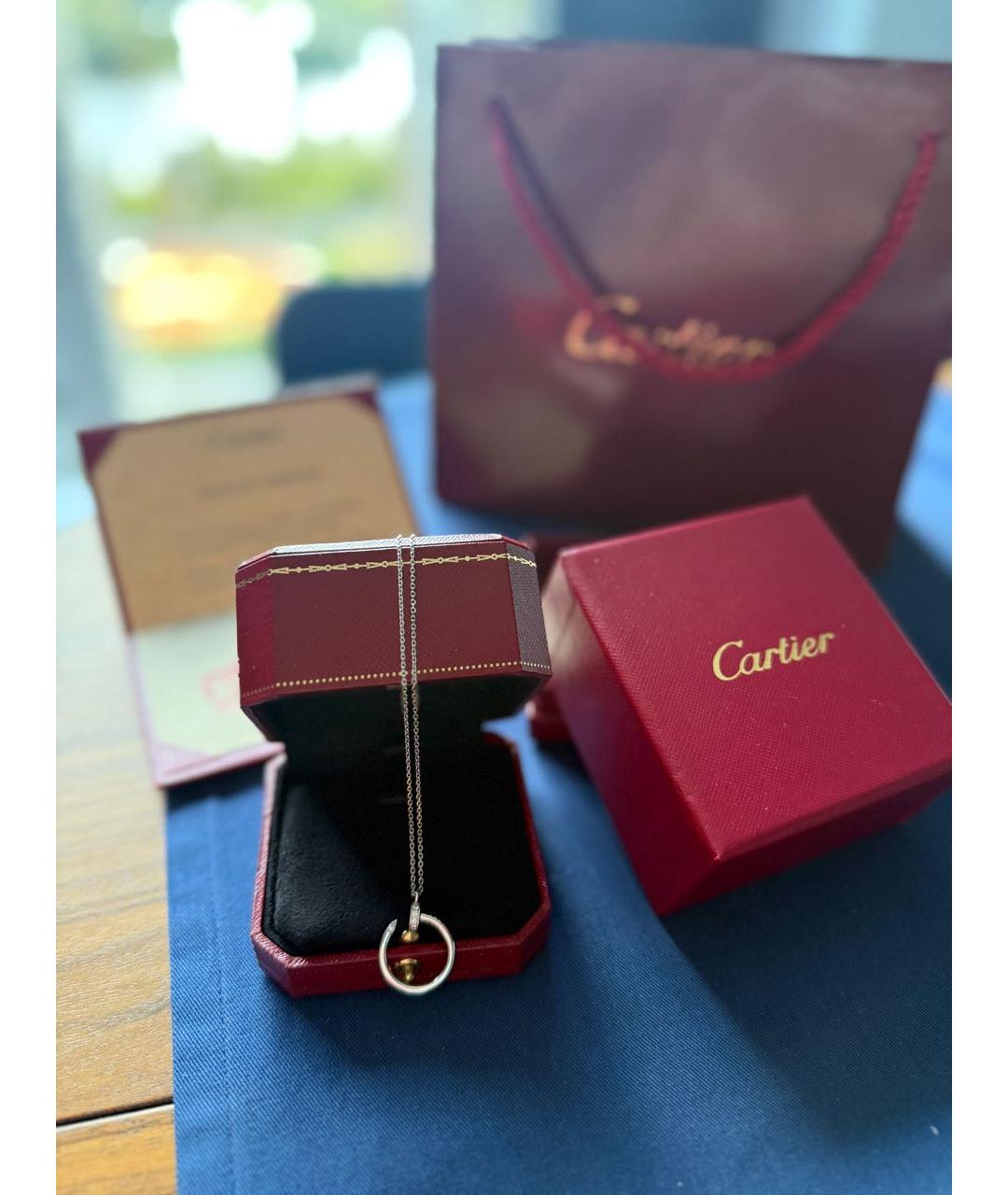 CARTIER Белое колье из белого золота, фото 2