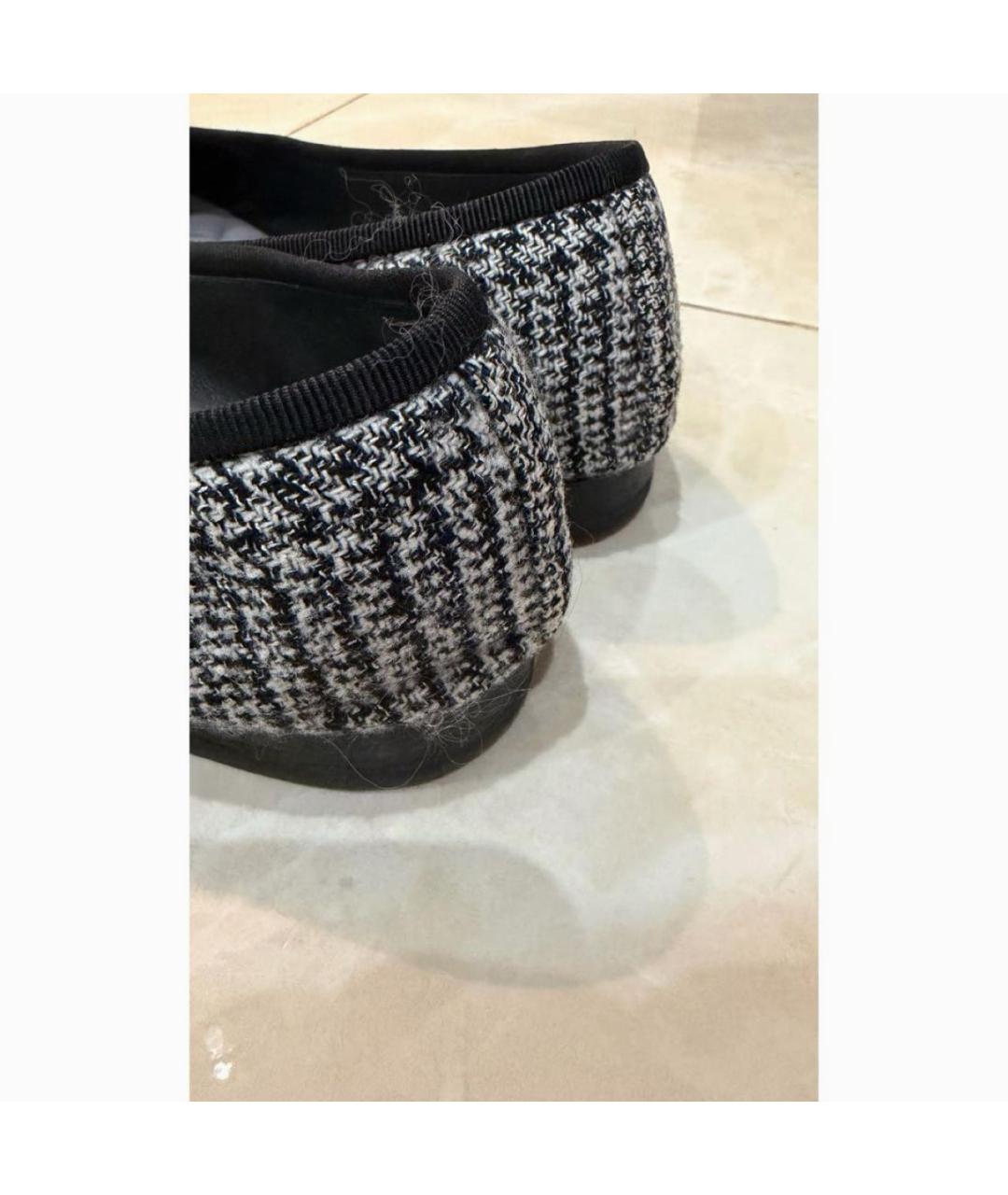 CHANEL Черные балетки, фото 4