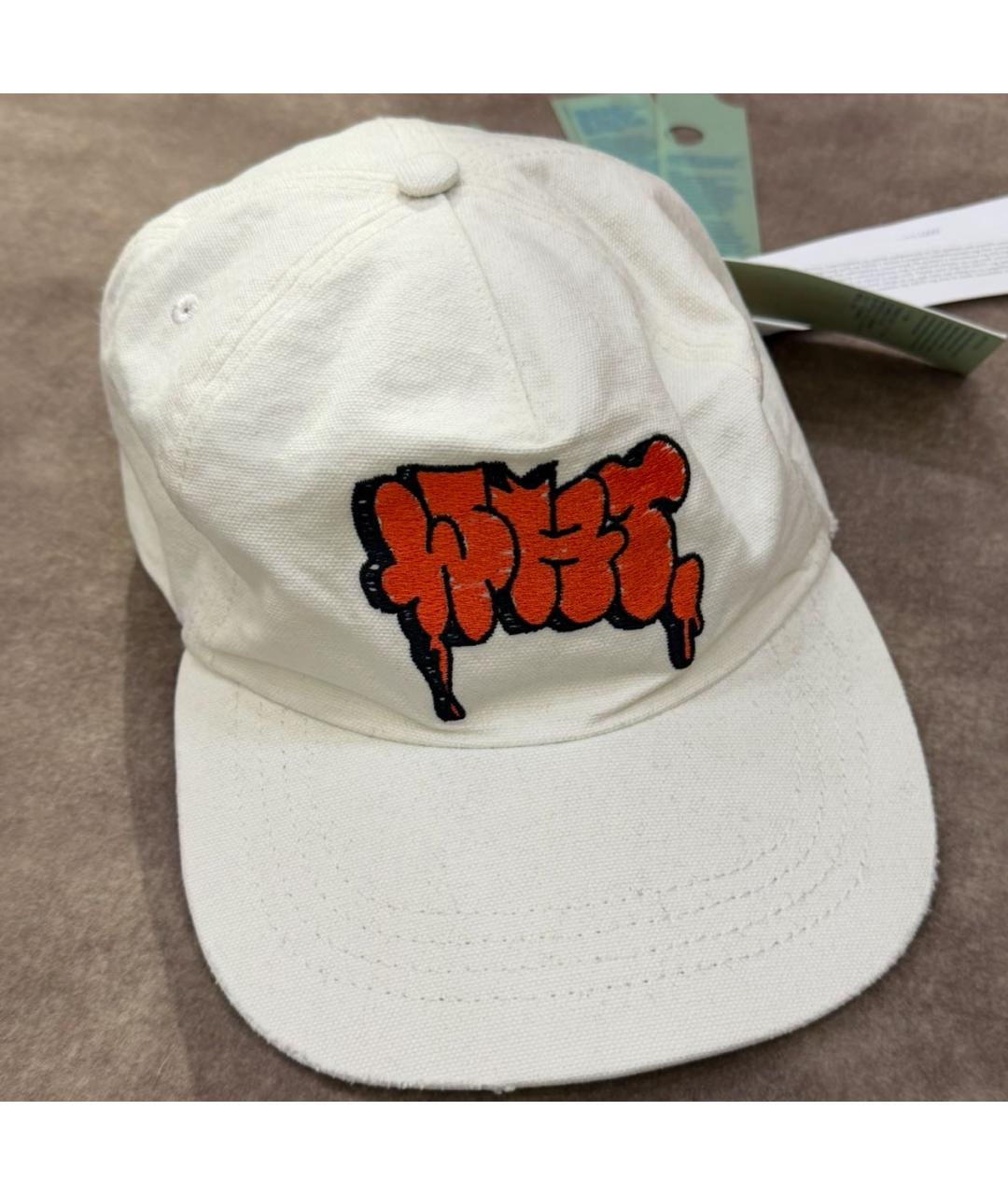 OFF-WHITE Белая кепка/бейсболка, фото 5