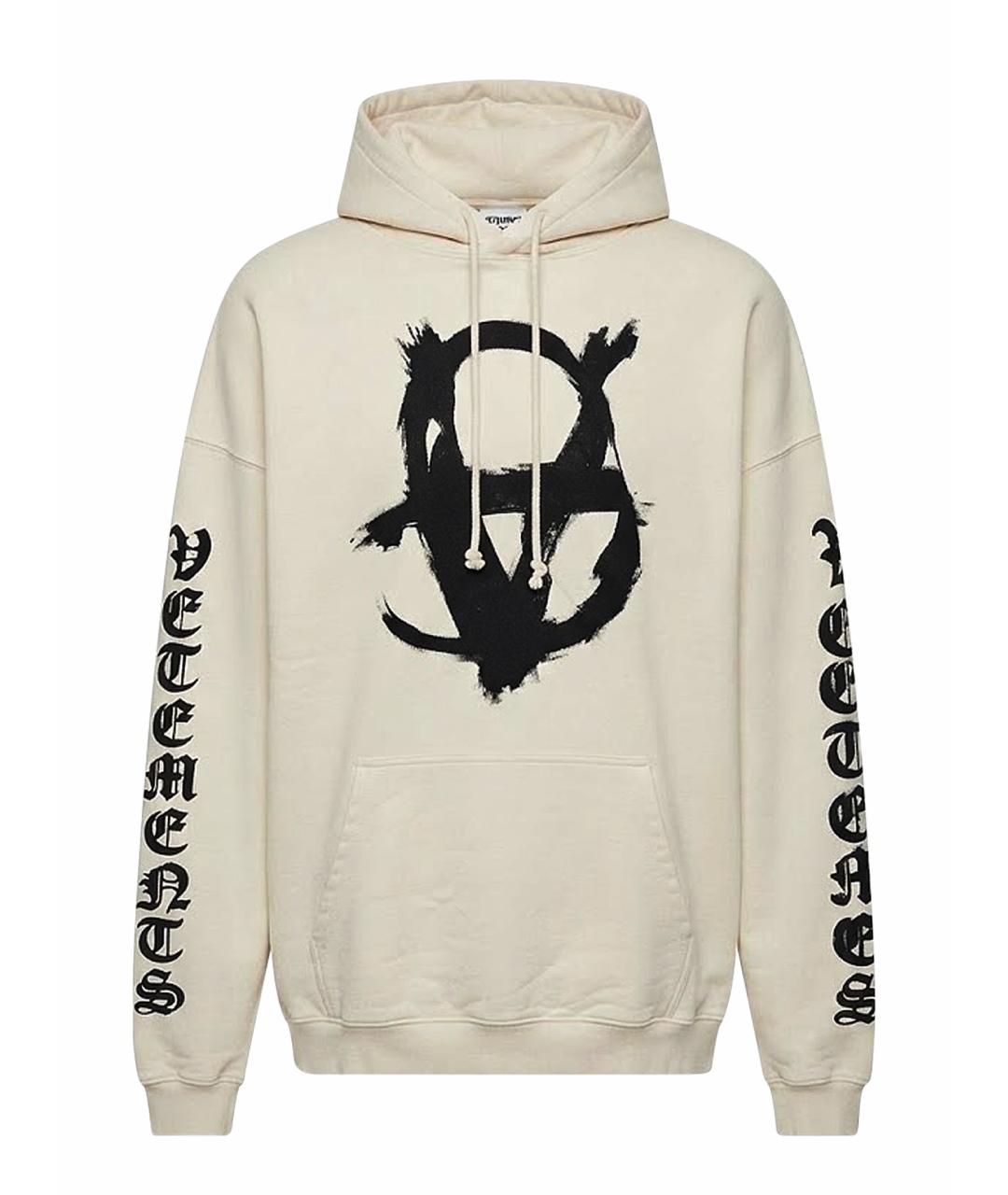 VETEMENTS Бежевый хлопковый костюм с брюками, фото 1