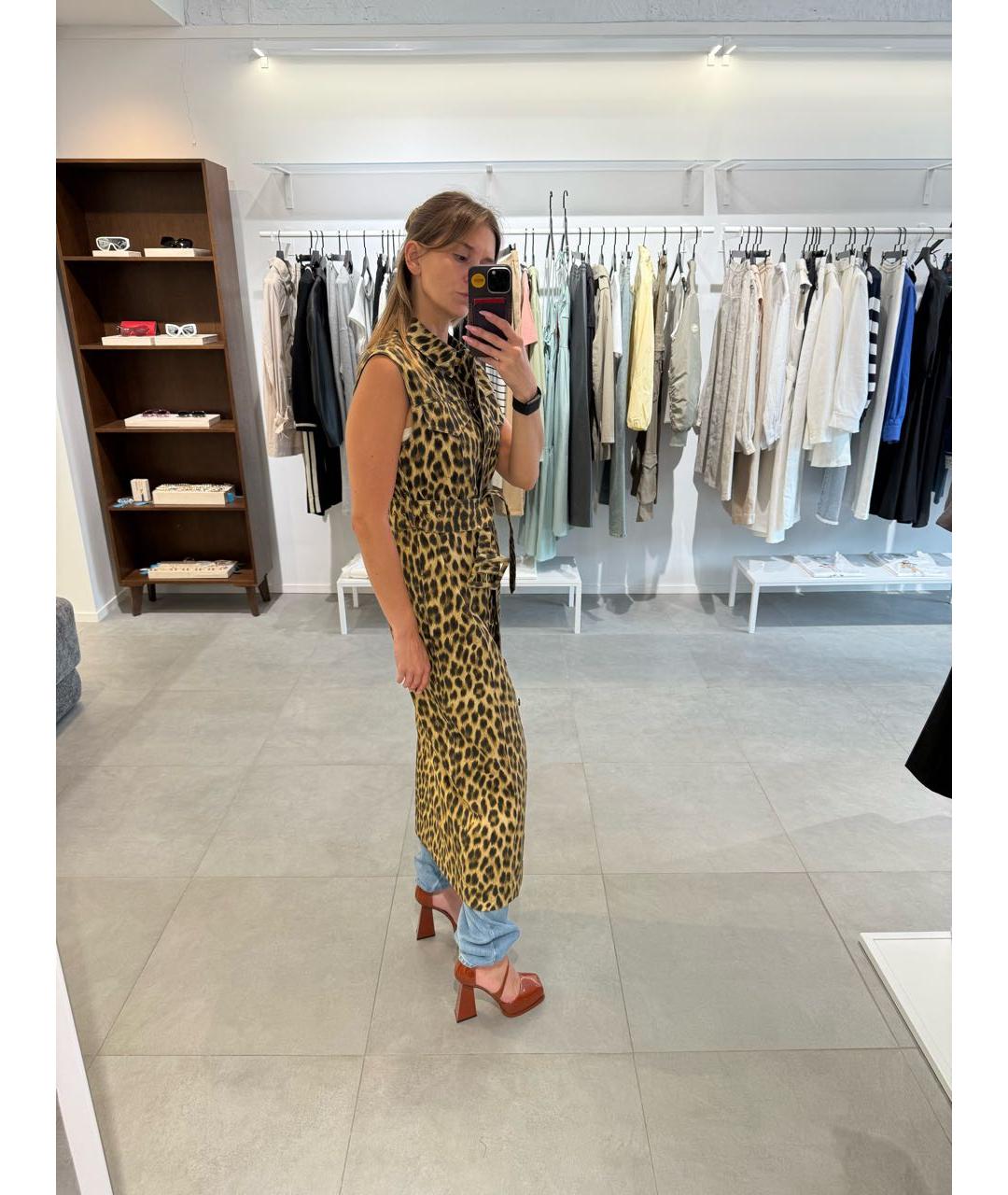 SPORTMAX Мульти хлопковый сарафан, фото 6