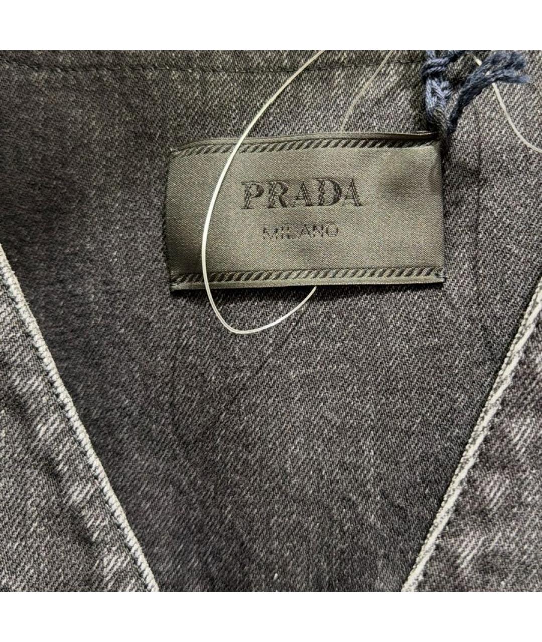PRADA Серый жилет, фото 4