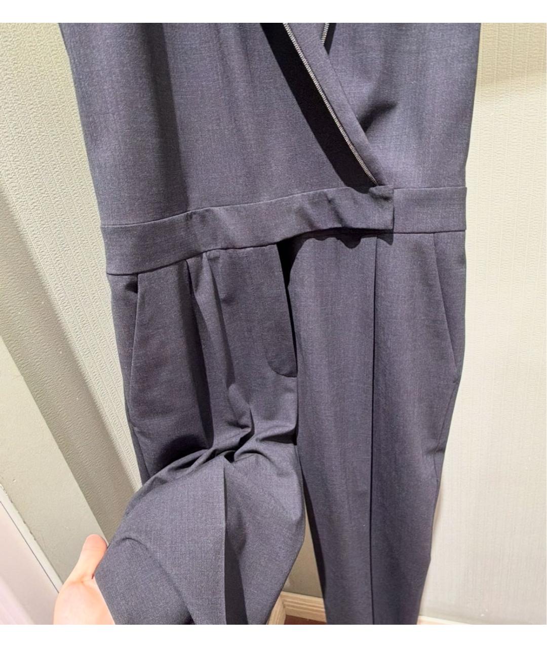 BRUNELLO CUCINELLI Антрацитовый комбинезон, фото 6