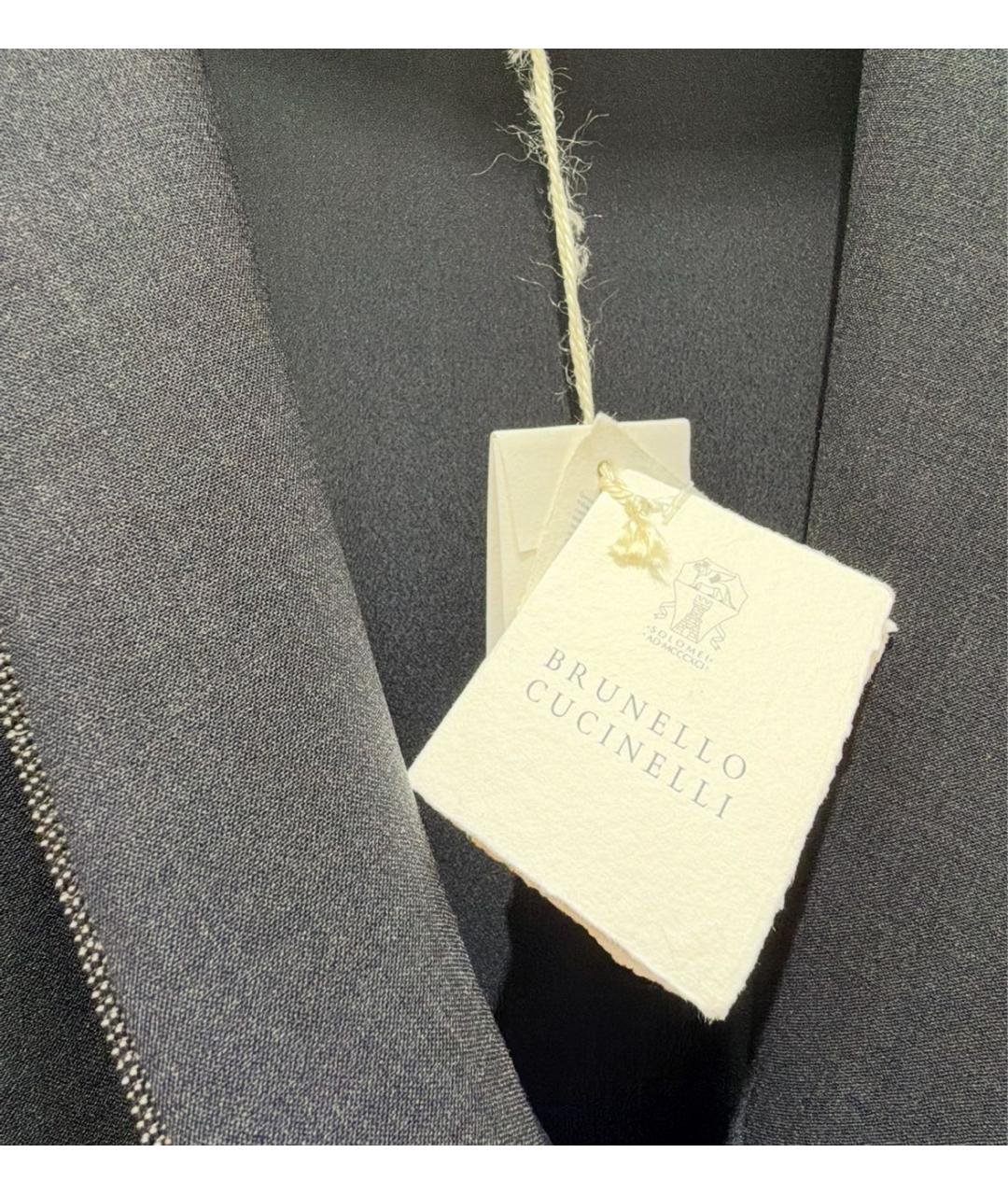 BRUNELLO CUCINELLI Антрацитовый комбинезон, фото 7