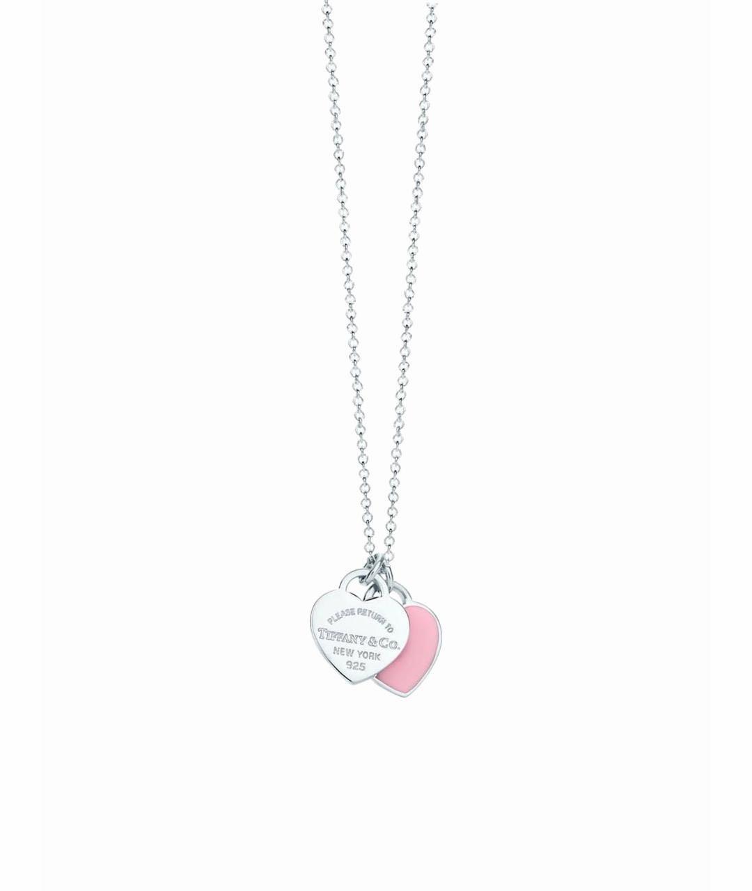 TIFFANY&CO Розовое серебряное колье, фото 9