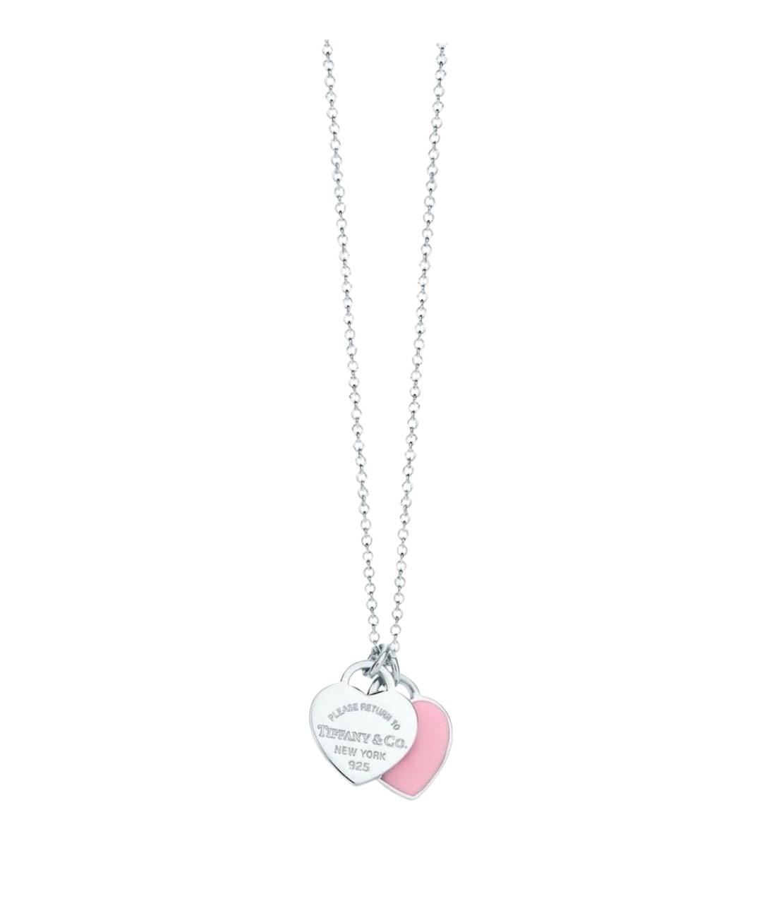 TIFFANY&CO Розовое серебряное колье, фото 1