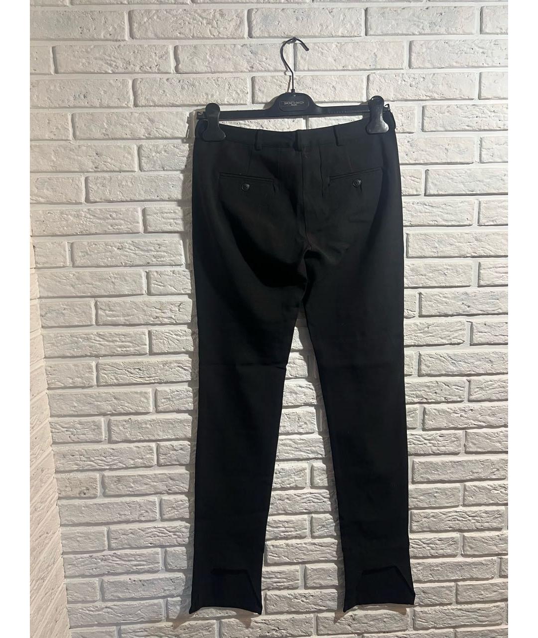 ALEXANDER WANG Черные шерстяные брюки узкие, фото 2
