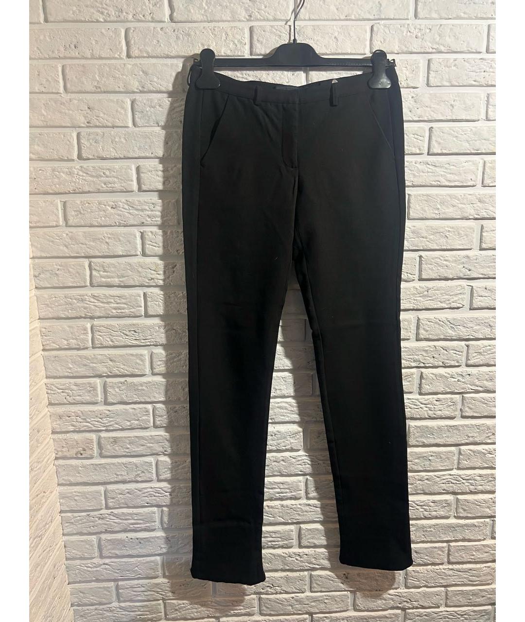 ALEXANDER WANG Черные шерстяные брюки узкие, фото 5