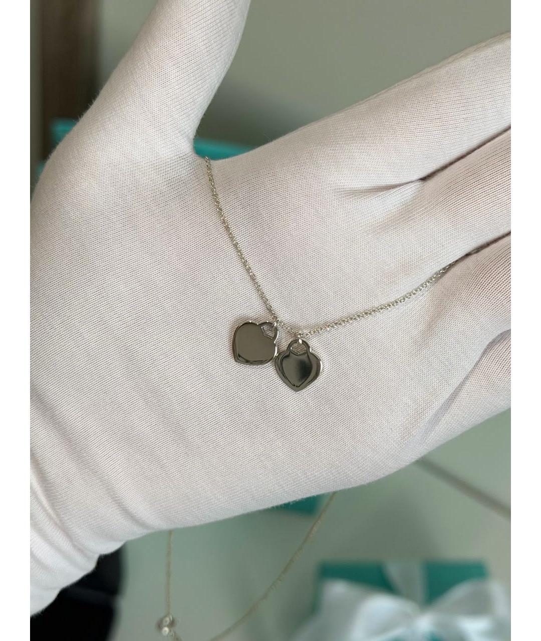 TIFFANY&CO Бирюзовое серебряное колье, фото 5
