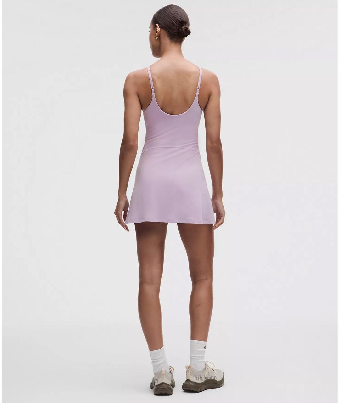 Lululemon Розовое полиэстеровое платье, фото 2