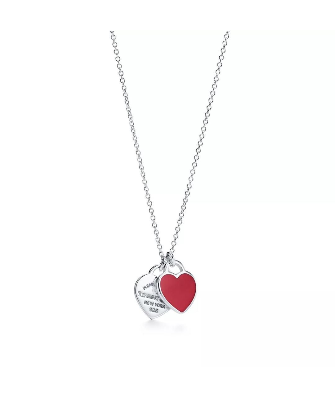 TIFFANY&CO Красное серебряное колье, фото 9
