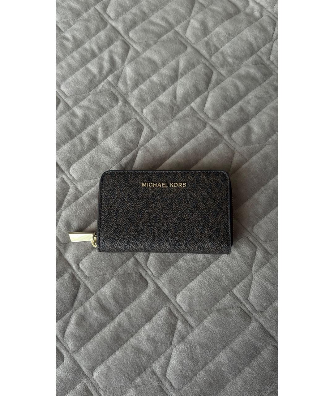 MICHAEL KORS Коричневый кошелек, фото 5