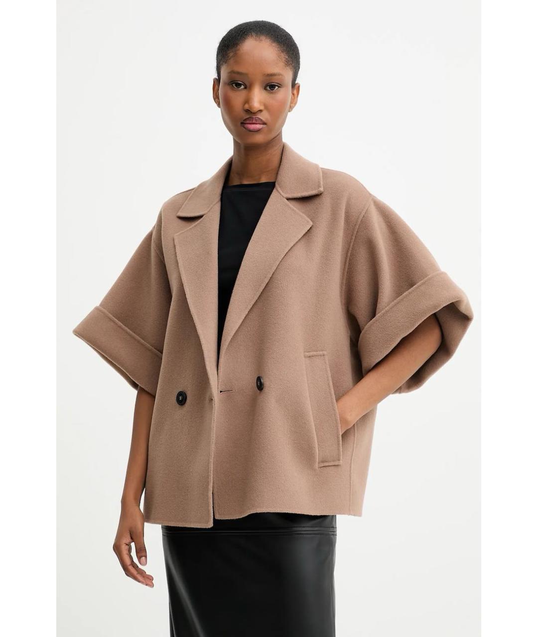 MAX MARA Бежевое пальто, фото 2