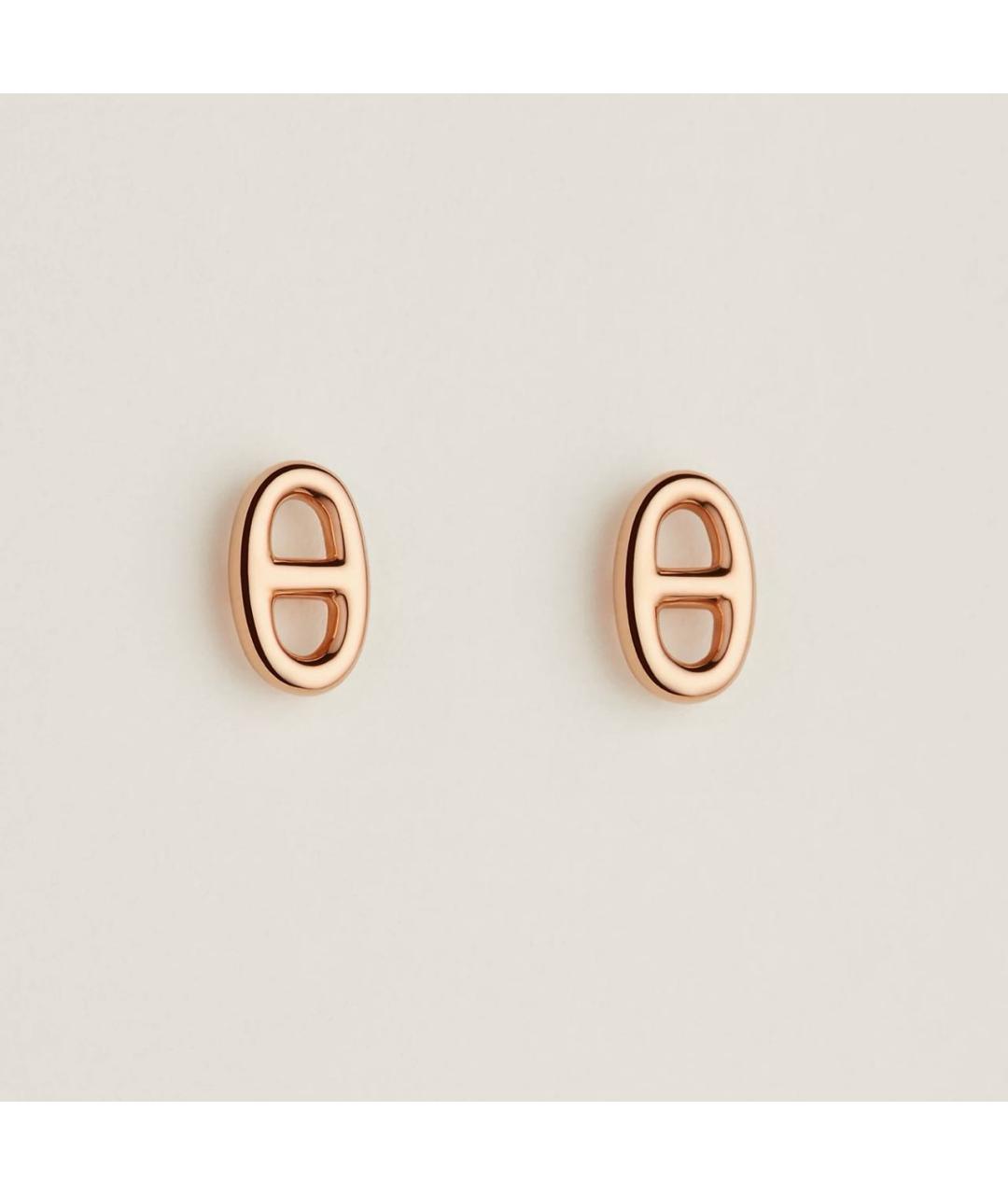 HERMES Золотые серьги из розового золота, фото 5