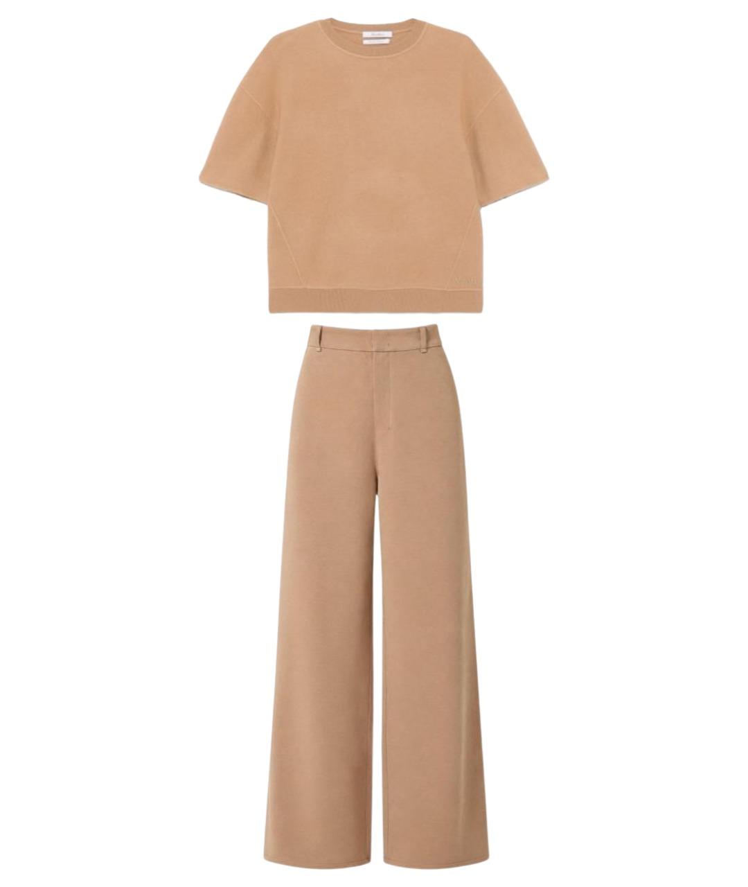 MAX MARA Бежевый костюм с брюками, фото 1