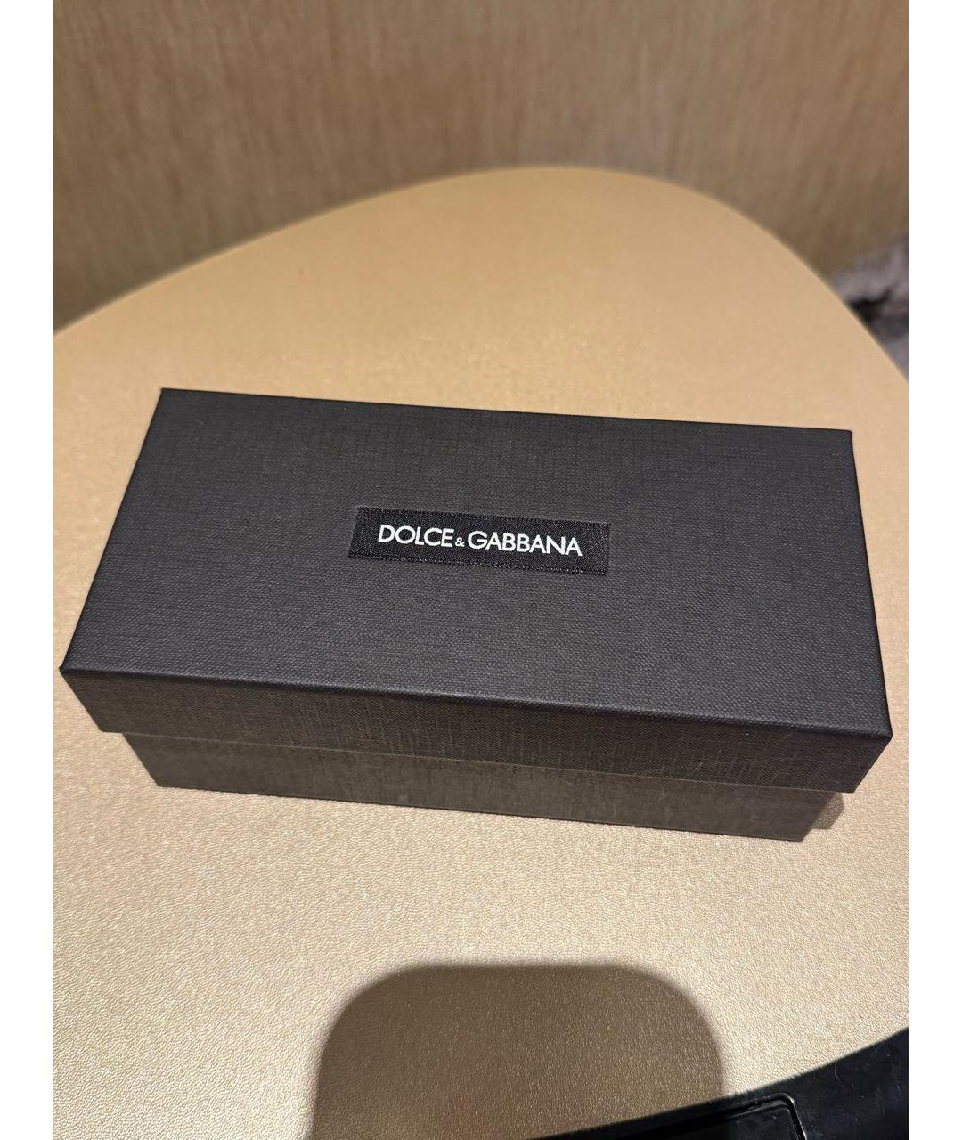 DOLCE&GABBANA Серые пластиковые солнцезащитные очки, фото 4