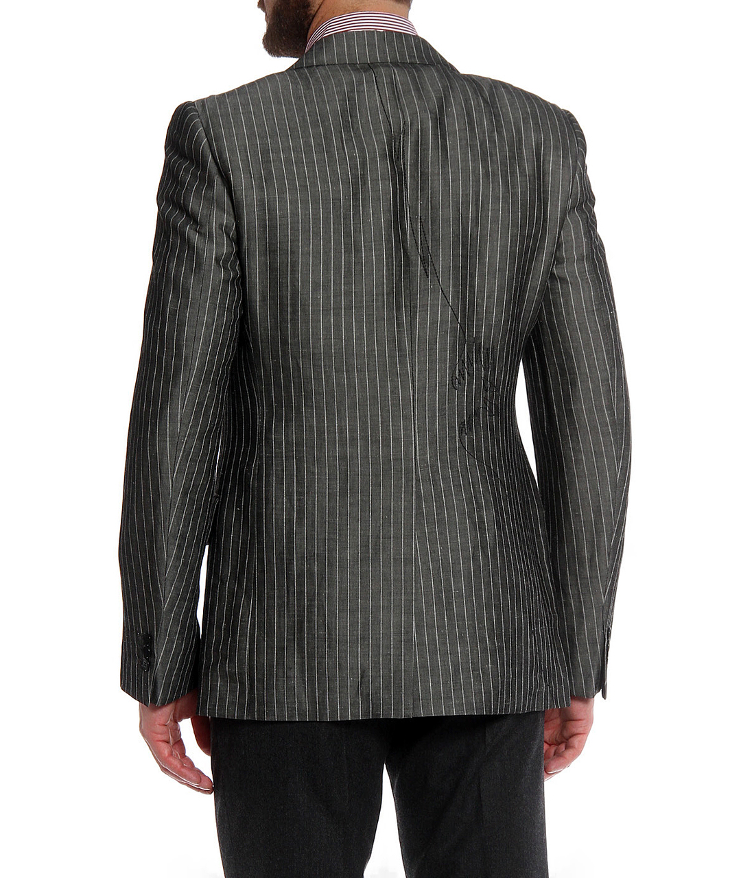 JOHN RICHMOND Серый льняной пиджак, фото 2