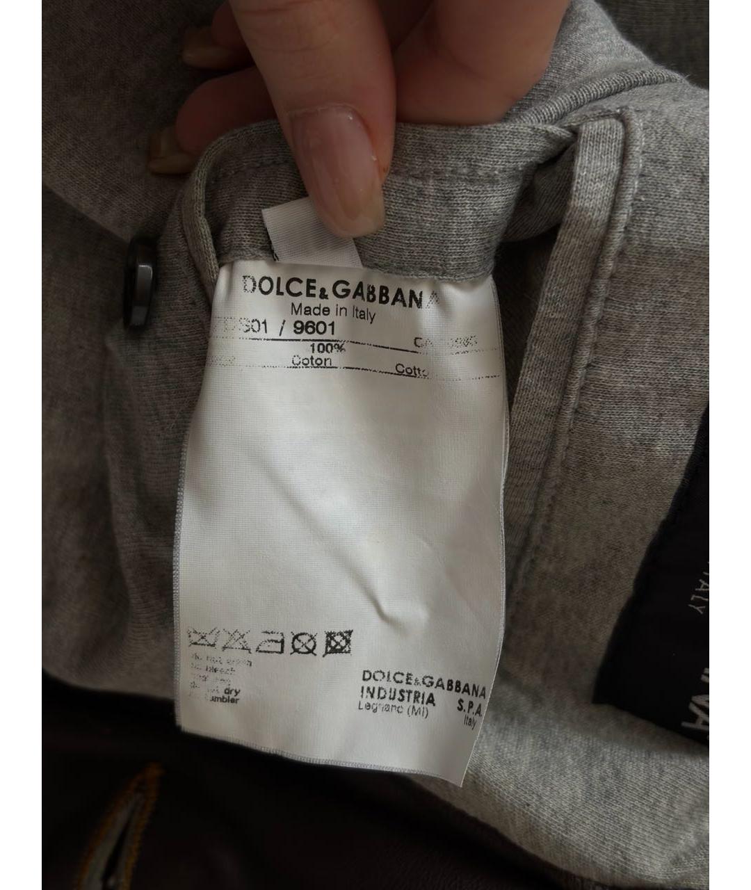 DOLCE&GABBANA Синяя деним куртка, фото 5