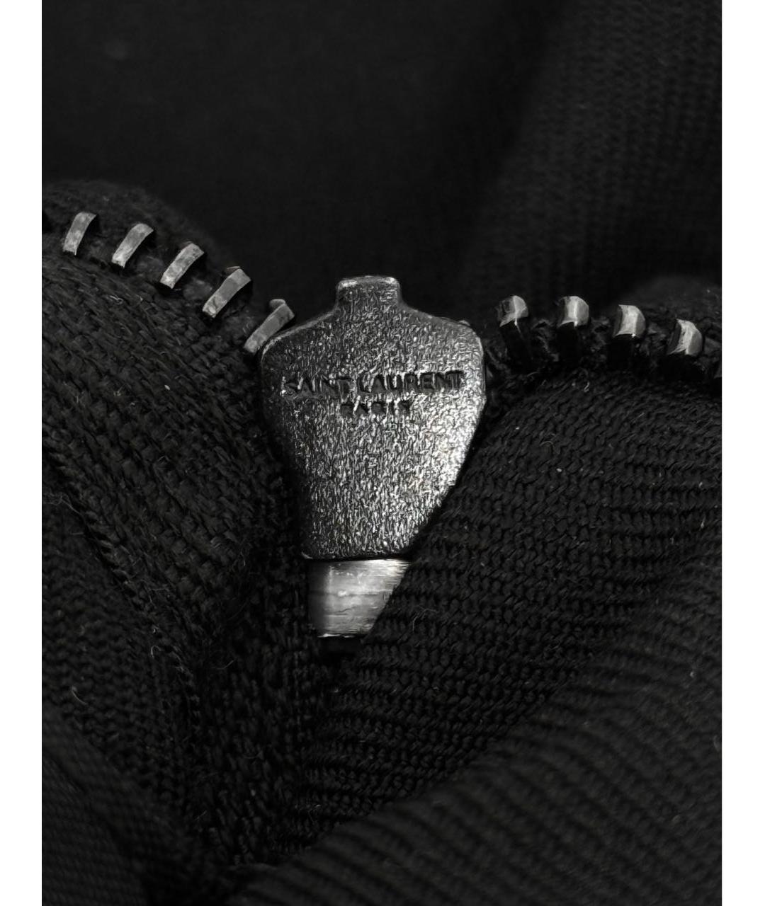 SAINT LAURENT Черные классические брюки, фото 5