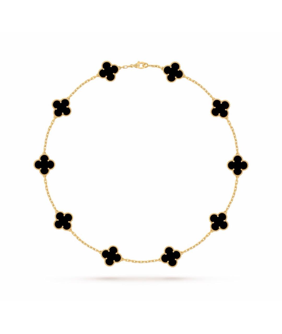 VAN CLEEF & ARPELS Черное колье из желтого золота, фото 7