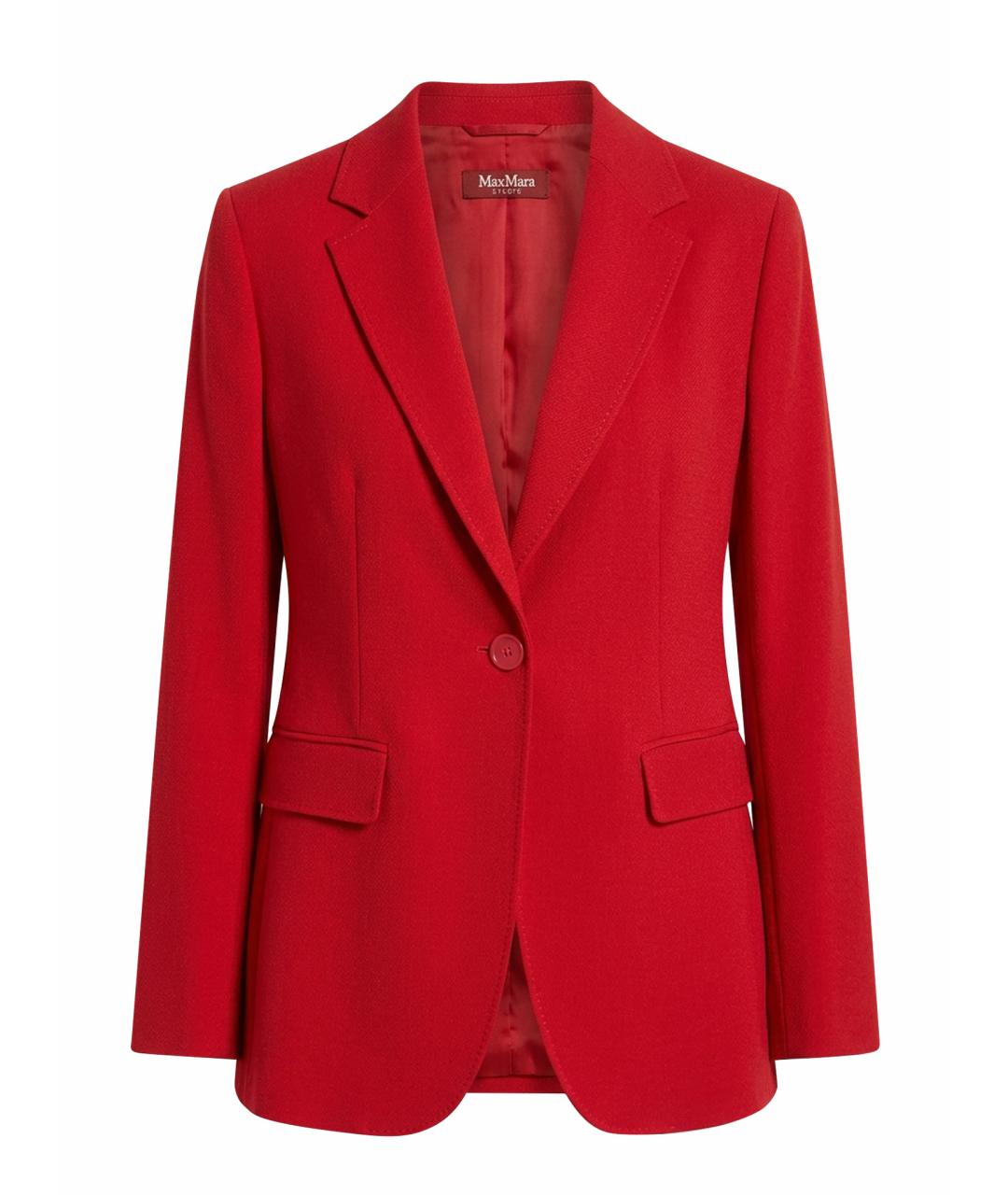 MAX MARA STUDIO Фуксия шерстяной костюм с брюками, фото 1