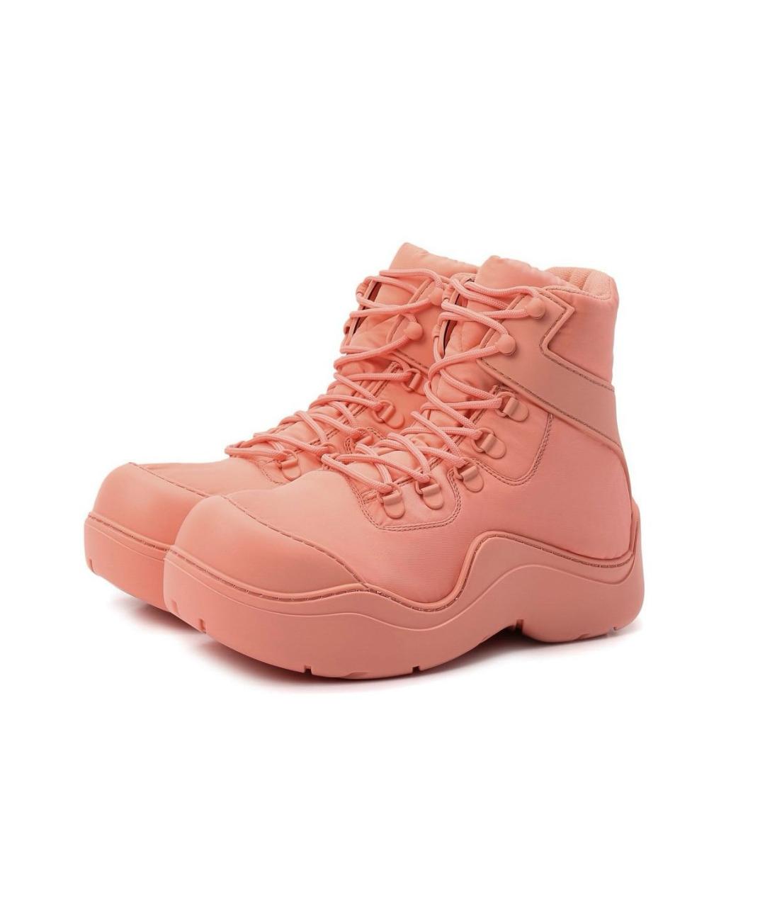 BOTTEGA VENETA Розовые ботинки, фото 5