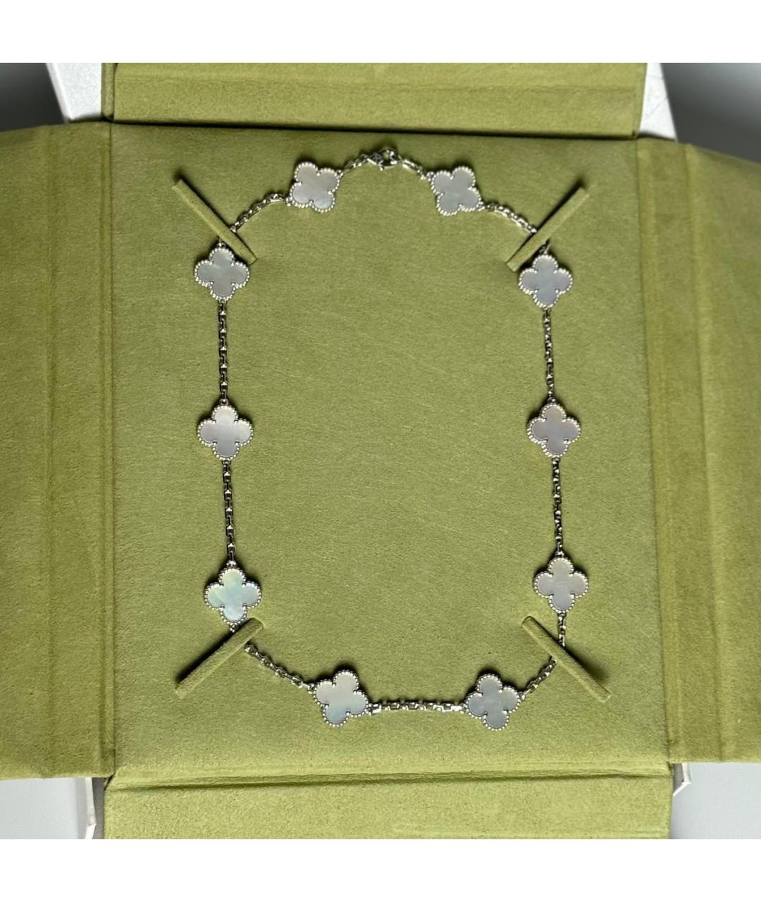 VAN CLEEF & ARPELS Белое колье из белого золота, фото 2