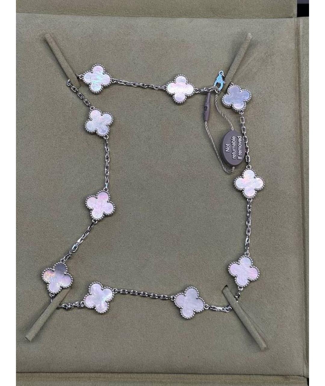 VAN CLEEF & ARPELS Белое колье из белого золота, фото 3