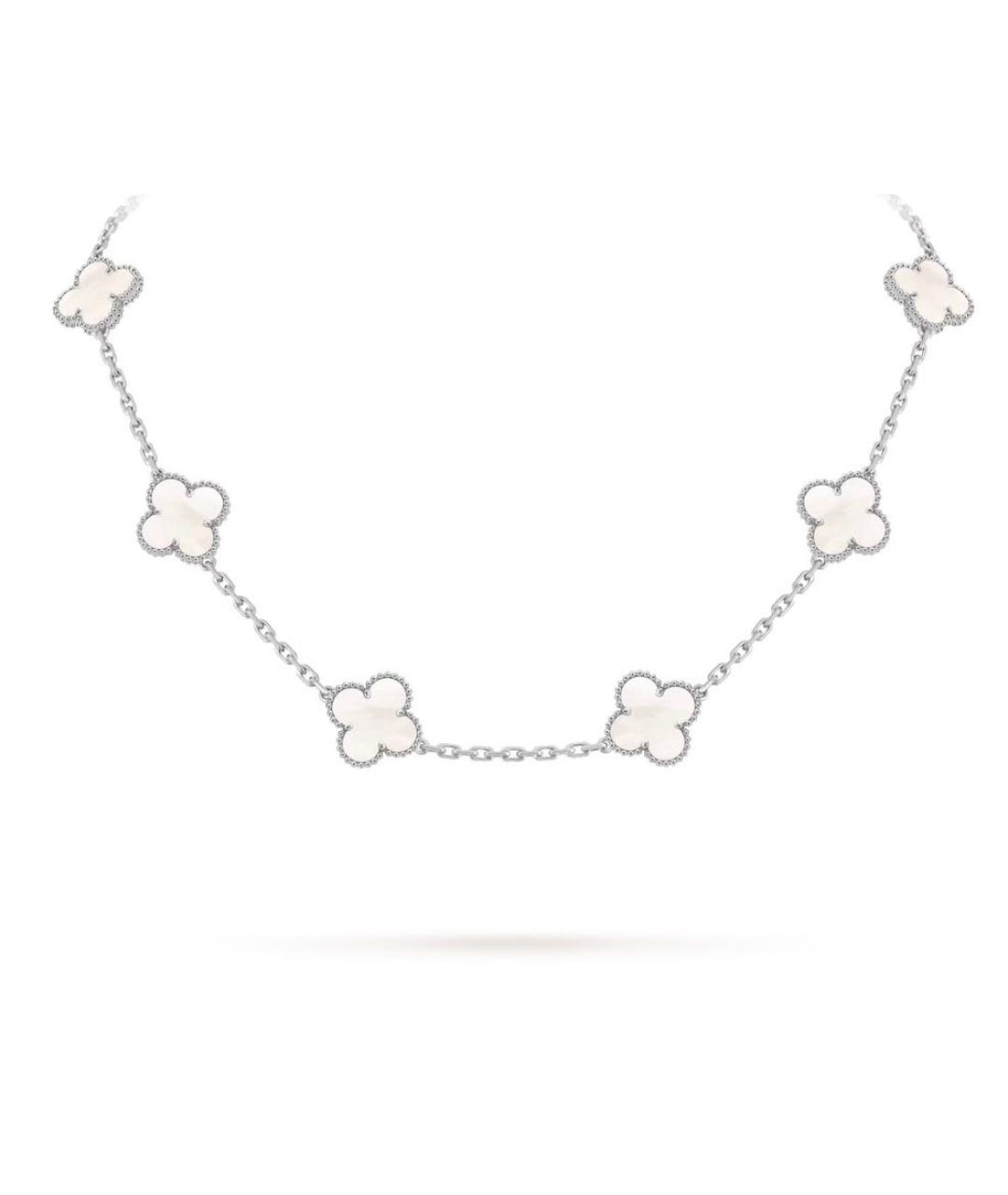 VAN CLEEF & ARPELS Белое колье из белого золота, фото 7