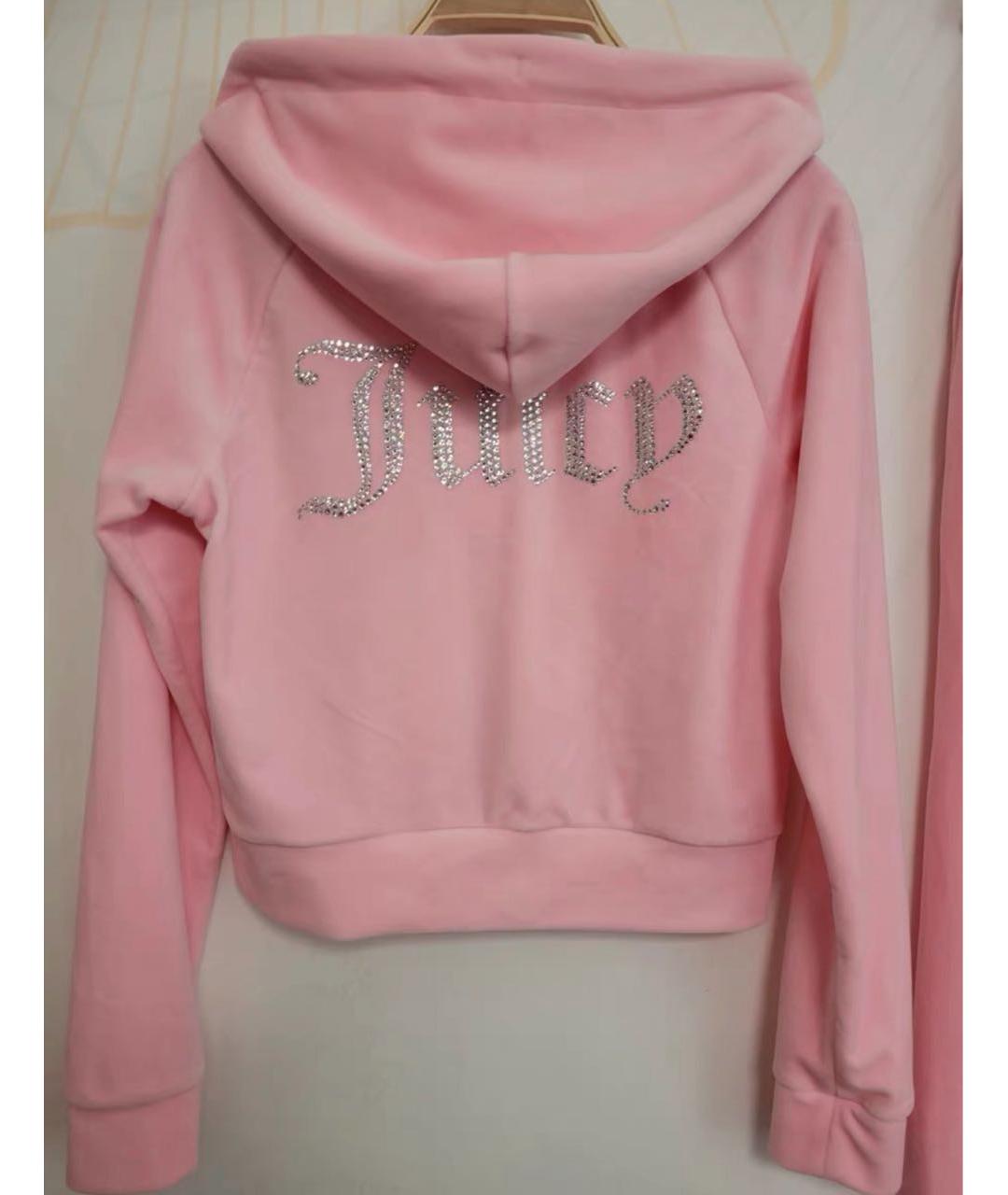 JUICY COUTURE Розовый полиэстеровый костюм с брюками, фото 3