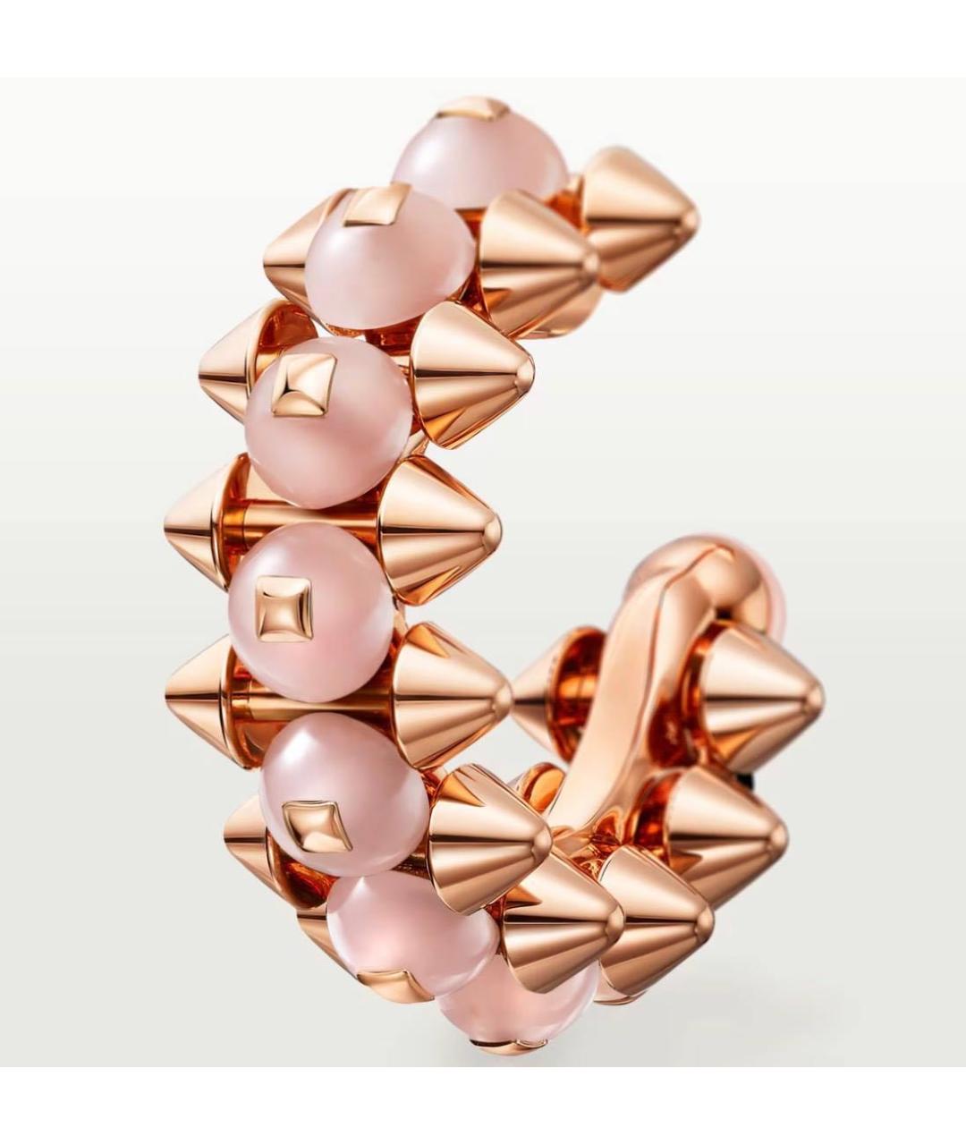 CARTIER Коралловые серьги из розового золота, фото 5