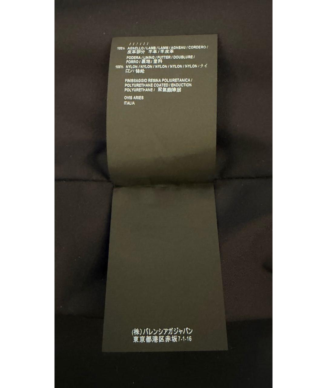 BALENCIAGA Черная кожаная куртка, фото 8