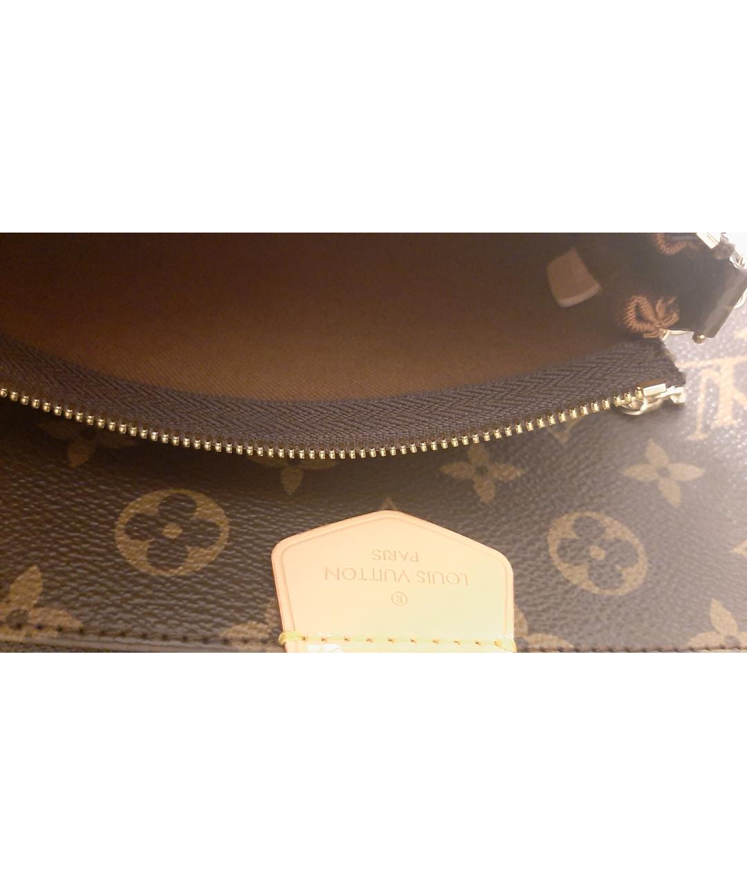 LOUIS VUITTON Розовая сумка через плечо из канвы, фото 8