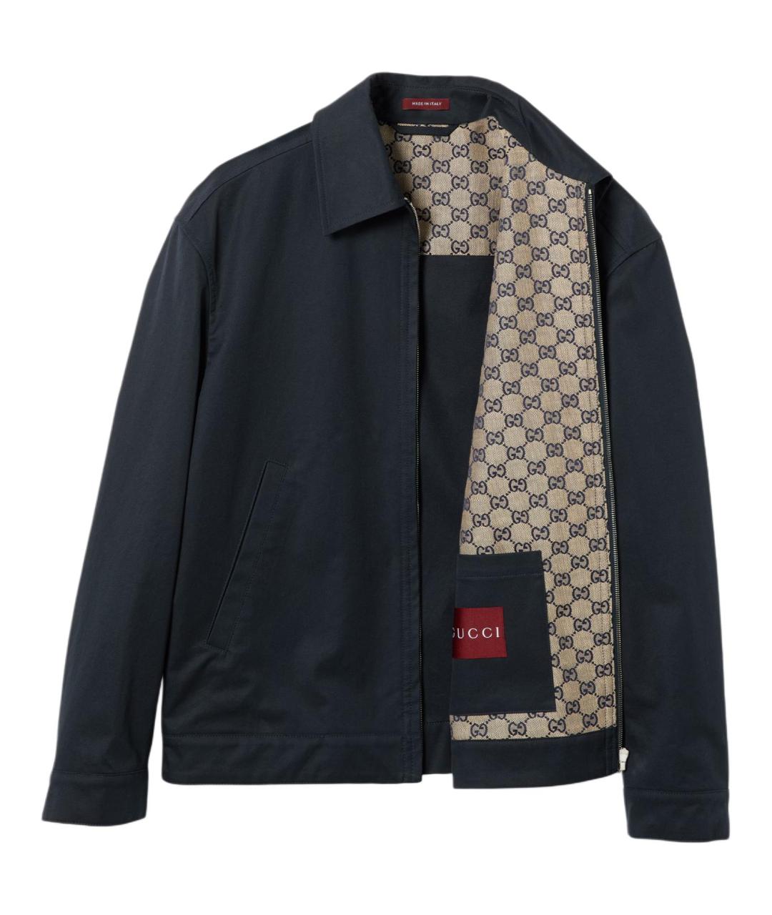 GUCCI Темно-синяя куртка, фото 2