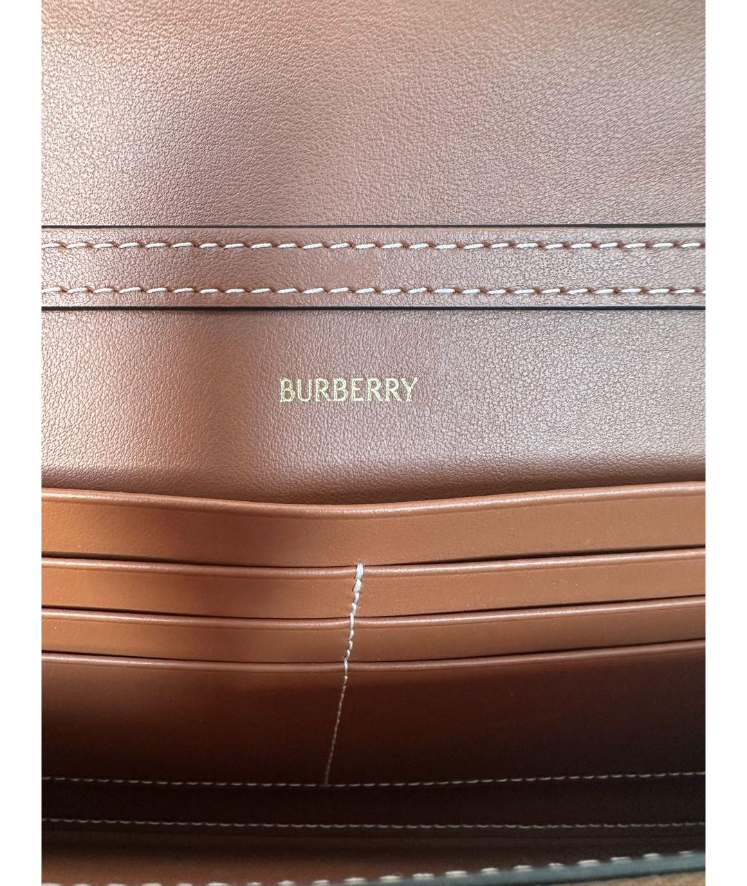 BURBERRY Бежевый кошелек, фото 6