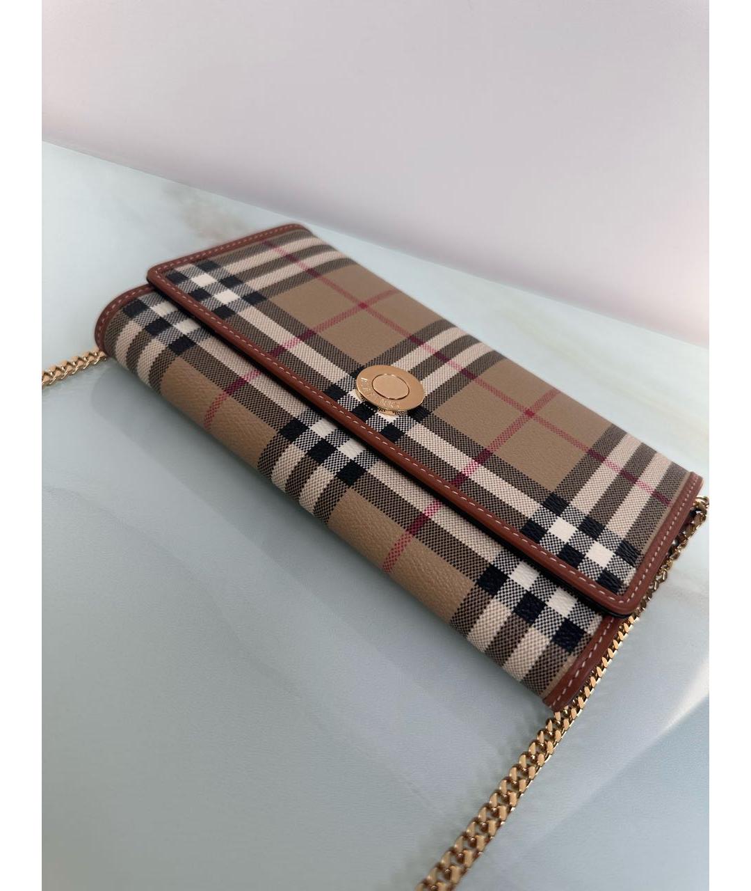 BURBERRY Бежевый кошелек, фото 3