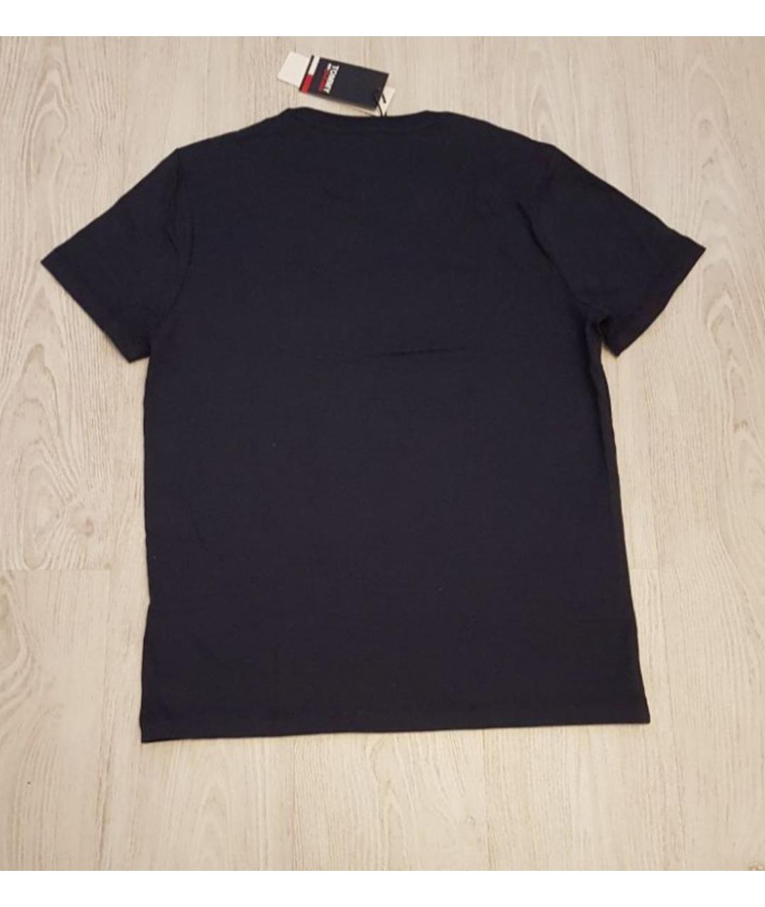 HILFIGER COLLECTION Темно-синяя хлопковая футболка, фото 3