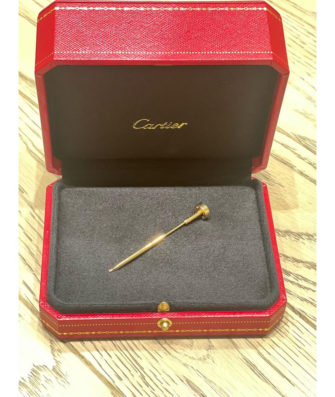 CARTIER Желтая брошь из желтого золота, фото 7