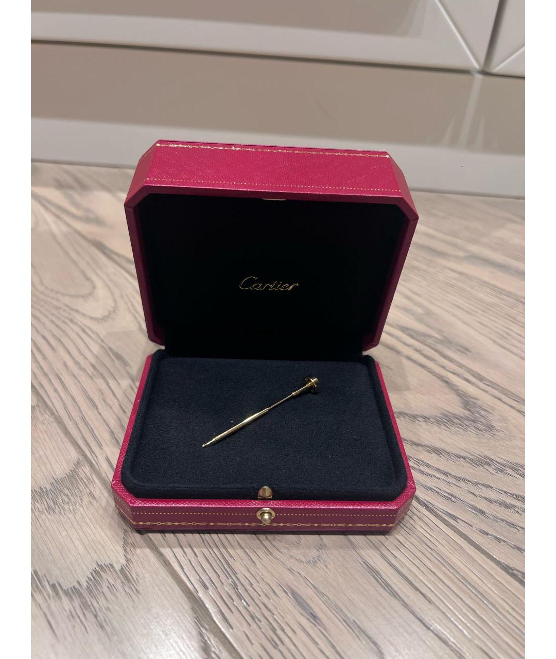 CARTIER Желтая брошь из желтого золота, фото 5