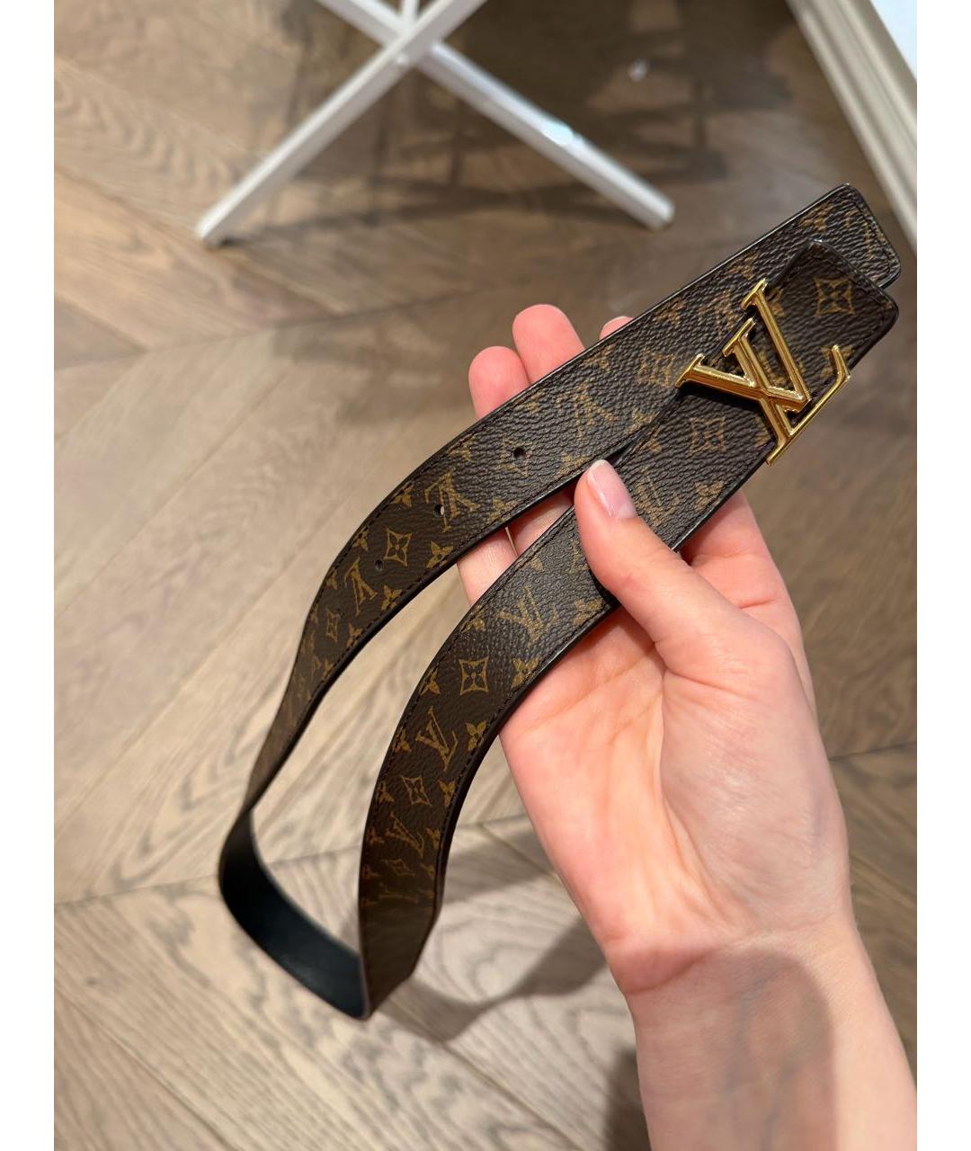 LOUIS VUITTON Коричневый ремень, фото 5
